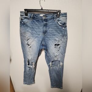 Kancan Distressed Light Blue Women's Jeans